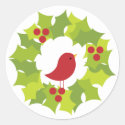 Christmas Wreath 2 Stickers