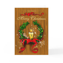 Christmas Wreath and Candle cards