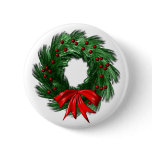 Christmas Wreath buttons