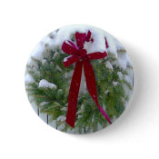 Christmas Wreath button