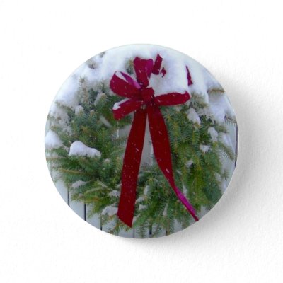 Christmas Wreath buttons