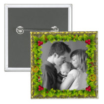 Christmas Wreath buttons