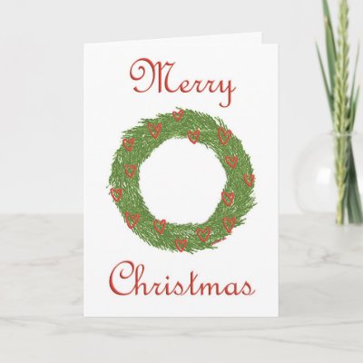 Christmas Wreath cards