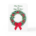 Christmas Wreath Card by Firecrackinmama Christmas Wreath Card
