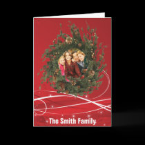 Christmas Wreath Card cards