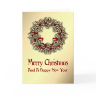 Christmas Wreath card