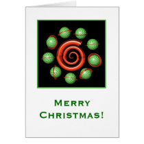 Christmas Wreath Card cards