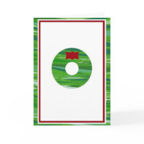 Christmas Wreath Cutout cards
