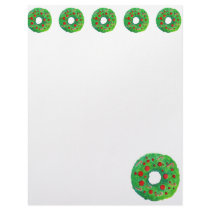 Christmas Wreath Hand Drawn and Painted letterhead by Lenora Christmas Wreath Hand Drawn and Painted letterhead