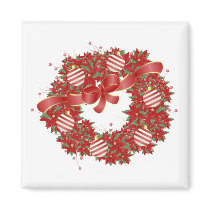 Christmas Wreath magnets