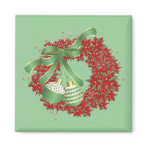 Christmas Wreath magnets