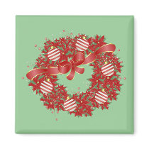 Christmas Wreath magnets