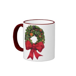 Christmas Wreath Coffee Mug