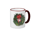 Christmas Wreath Mugs