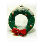 Christmas Wreath Ornament Postcard