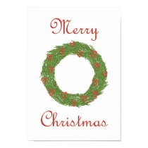 Christmas Wreath Print by elisaemme Christmas Wreath Print