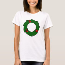 Christmas Wreath t-shirts