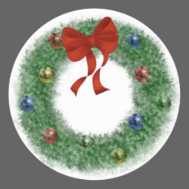 Christmas Wreath stickers