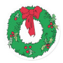 Christmas Wreath stickers