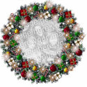 Christmas Wreath With Your Own Photo! photo sculptures