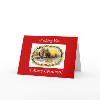 Christmas Wreaths card