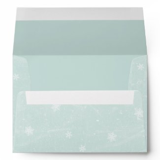 Christmas Xmas Winter Snowman A7 Return Address Envelopes