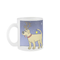 Christmas Yellow Lab mugs