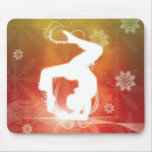 Christmas Yoga mousepads
