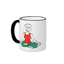Christmas Yoga Mug mugs