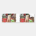 Christmas - Yorkie - Dorie Bumper Stickers