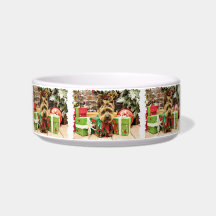 Christmas - Yorkie - Suzy Cat Bowl