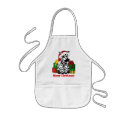 Christmas Zebra Apron apron