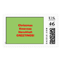 ChristmasKwanzaaHanukkahGREETINGS! postage by kaldesh ChristmasKwanzaaHanukkahGREETINGS! postage