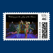 Christmasstorecard stamps