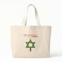 CHRISTMUKKAH TREE bags by humortees CHRISTMUKKAH TREE bags