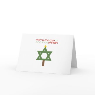 CHRISTMUKKAH TREE card