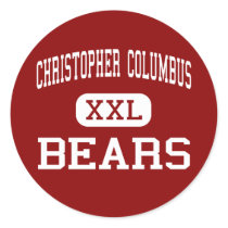 Christopher Columbus - Bears - Middle - Clifton stickers