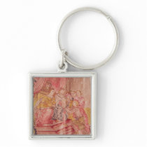 Christopher Columbus  before Ferdinand II Keychain