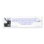 Christopher Columbus bumper stickers