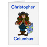 Christopher Columbus Greeting Card - Directions
