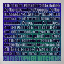 Christopher Hitchens | Surrender of Reason Poster