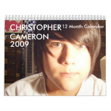 CHRISTOPHERCAMERON calendario de 12 meses