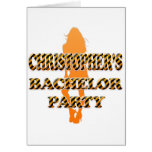 Christopher's Bachelor Party Greeting Cards