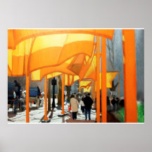 CHRISTO'S GATES CENTRAL PARK POSTERS