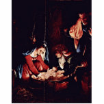 Christ'S Birth, Birth Of Jesus. Painting By Lorenz Cut Out