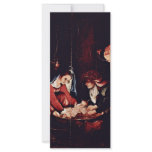 Christ'S Birth, Birth Of Jesus. Painting By Lorenz Full Color Rack Card