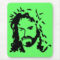 Christs Face mousepads