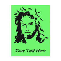 Christs Face postcards