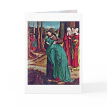 Christ'S Farewell To Maria By Bernhard Strigel Cards