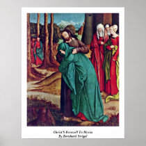 Christ'S Farewell To Maria By Bernhard Strigel Print